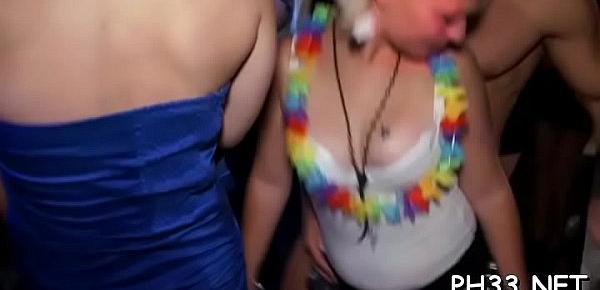 Yong gal fucked hard after dance